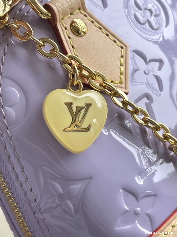 Official oldcobbler VUITTON Nano LOUIS Alma-18*12*8cm 0709